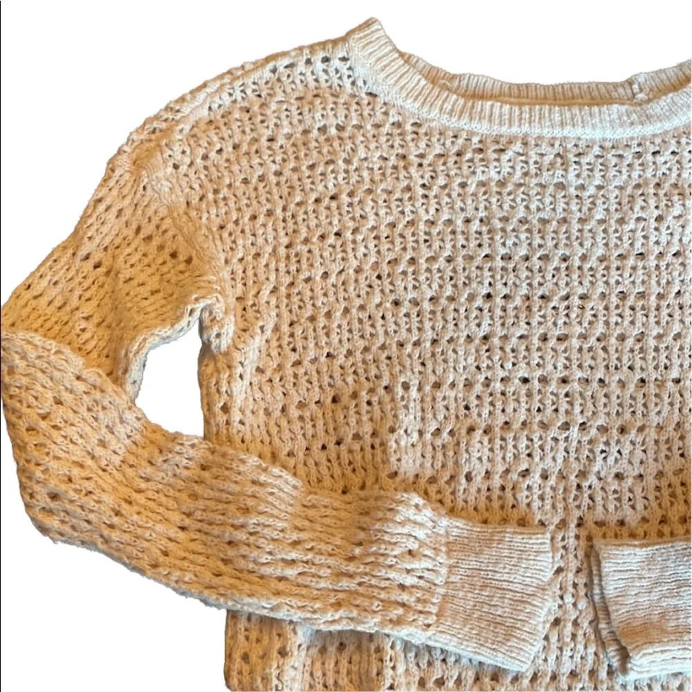 American Eagle Outfitters Cream Knit Sweater